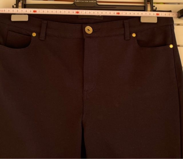 Pantalón Purificación García azul marino