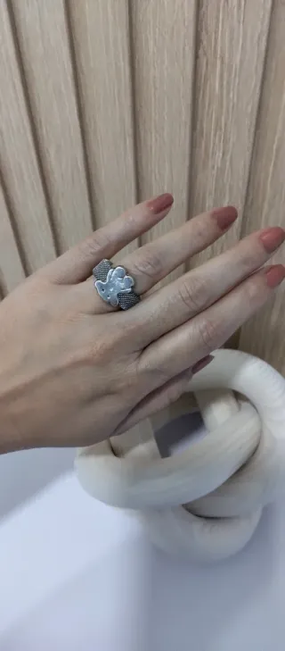 Anillo Tous Oso Plata