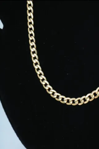 Cadena Cubana Oro 18k