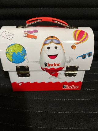 Lata Maletín - Hucha Kinder Viajero