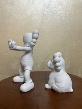 Stampa 3D Kaws Fuck e Cane 17cm/10cm
