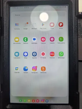 Tablet y Funda Samsung Galaxy Tab A7 Lite Negra