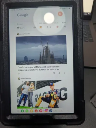 Tablet y Funda Samsung Galaxy Tab A7 Lite Negra