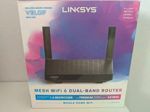 Router WiFi 6 Linksys AX1800 Dual-Band