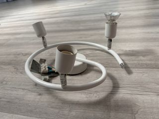 Aplique de luz blanco