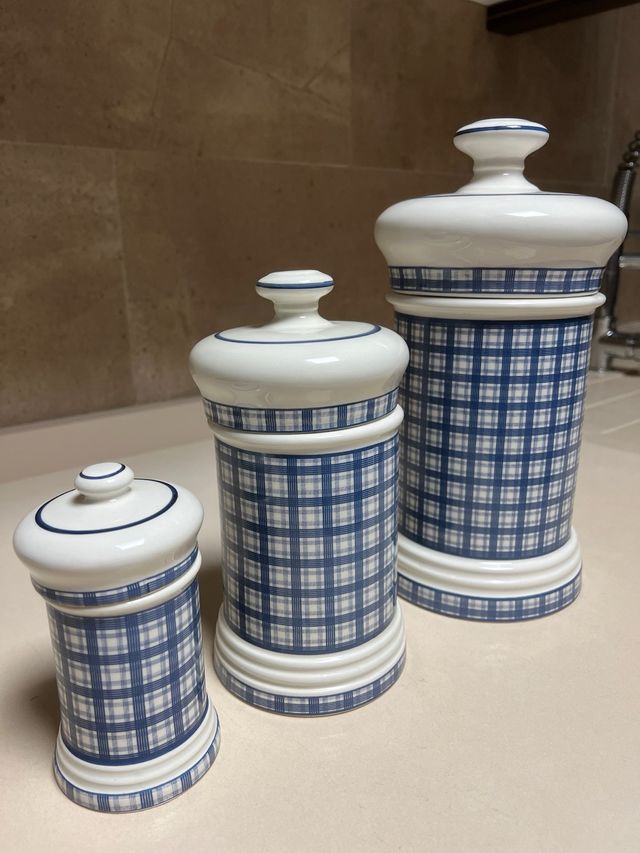 Juego 3 Tarros La Cartuja Flor de Lis