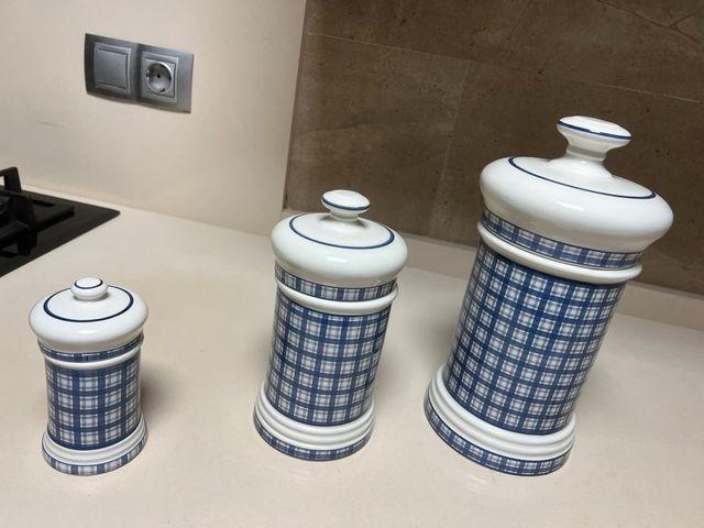 Juego 3 Tarros La Cartuja Flor de Lis