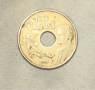 Moneda 25 Pesetas Juan Carlos I 1990