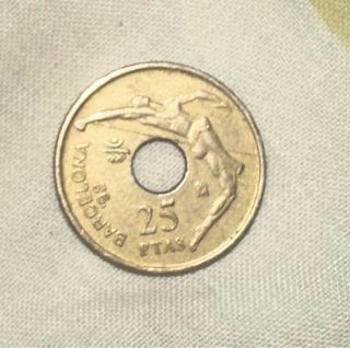 Moneda 25 Pesetas Juan Carlos I 1990