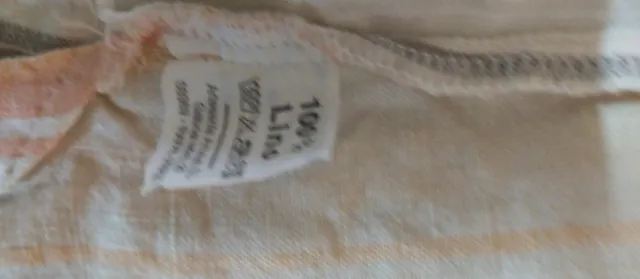 Vestido niña rayas coral y gris talla 12 