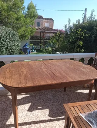 Mesa de comedor extensible madera