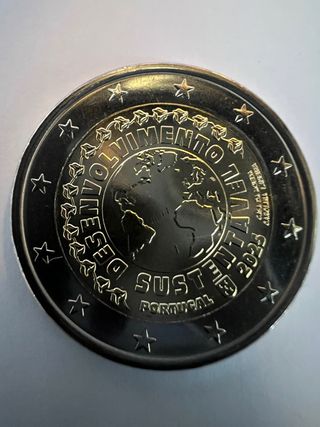 moneda 2 Euro Portogallo Sviluppo Sostenibile 2025