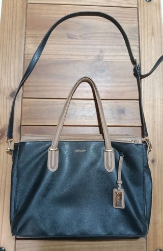 Bolso Misako Negro y Marrón para portátil