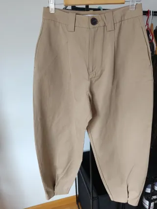 Pantalón de traje marrón