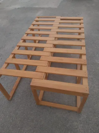 Cama extensible camper madera
