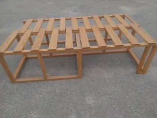 Cama extensible camper madera