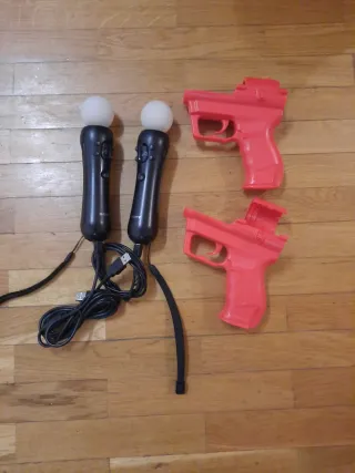 Mandos PS3 y Pistola para PS Move