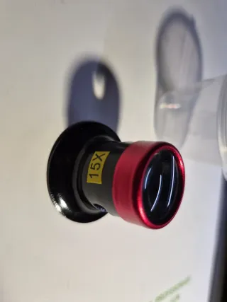 Lupa para ojo de 15 aumentos