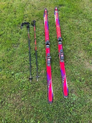 Esquís Salomon MLX 8 con bastones