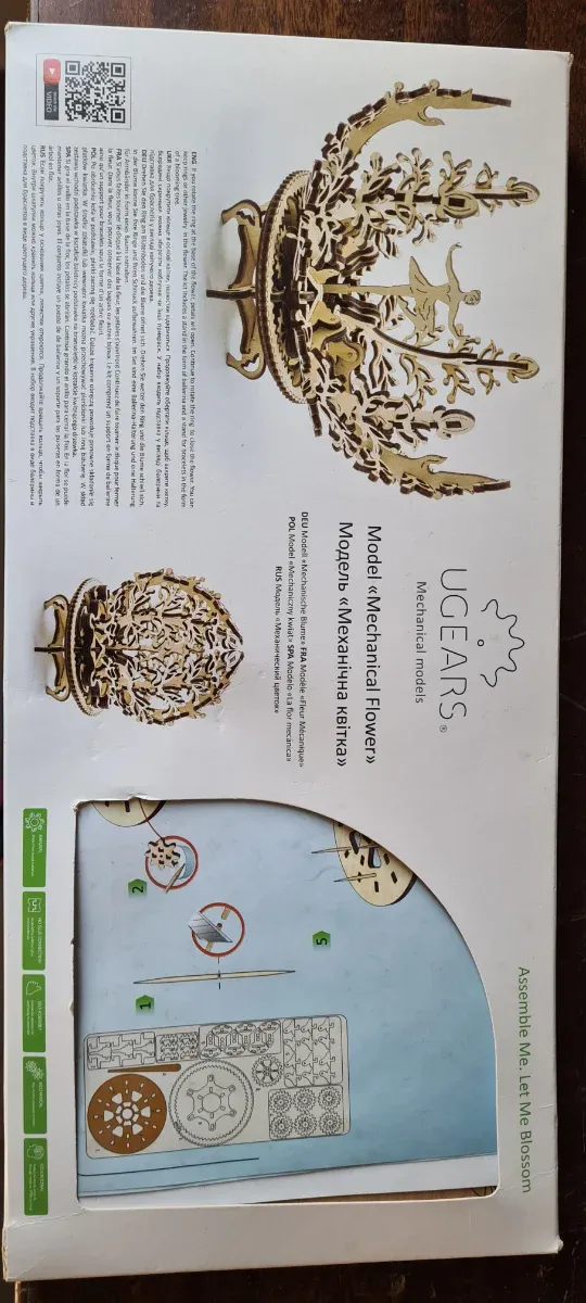 Modellino meccanico Ugears Mechanical Flower