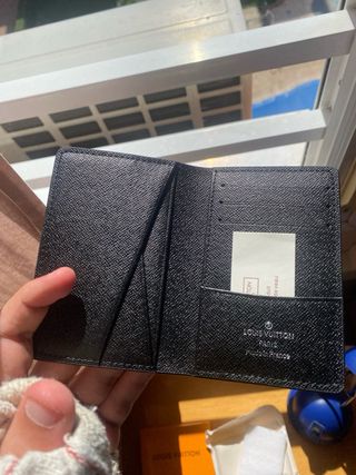 Tarjetero Louis Vuitton Negro Monogram