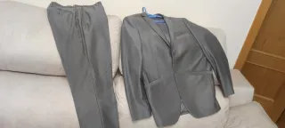 Traje gris Boston