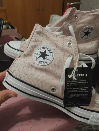 Converse All Star splash metallico