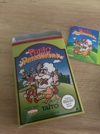 Panic Restaurant NES Taito Nintendo