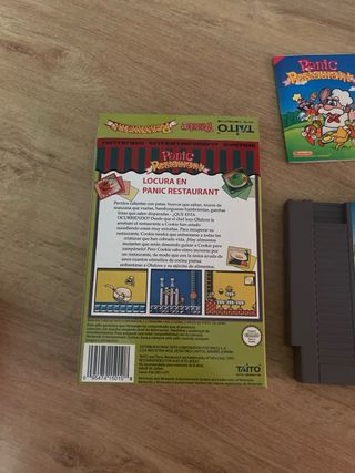 Panic Restaurant NES Taito Nintendo