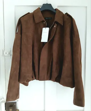 Bomber Zara efecto ante Talla M
