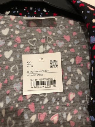 Blusa Corazones Multicolor Talla 52