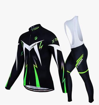 Conjunto Ciclismo Culotte Tirantes y Maillot 