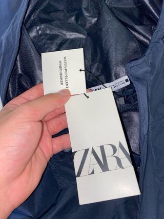 Chubasquero Zara Azul Nuevo