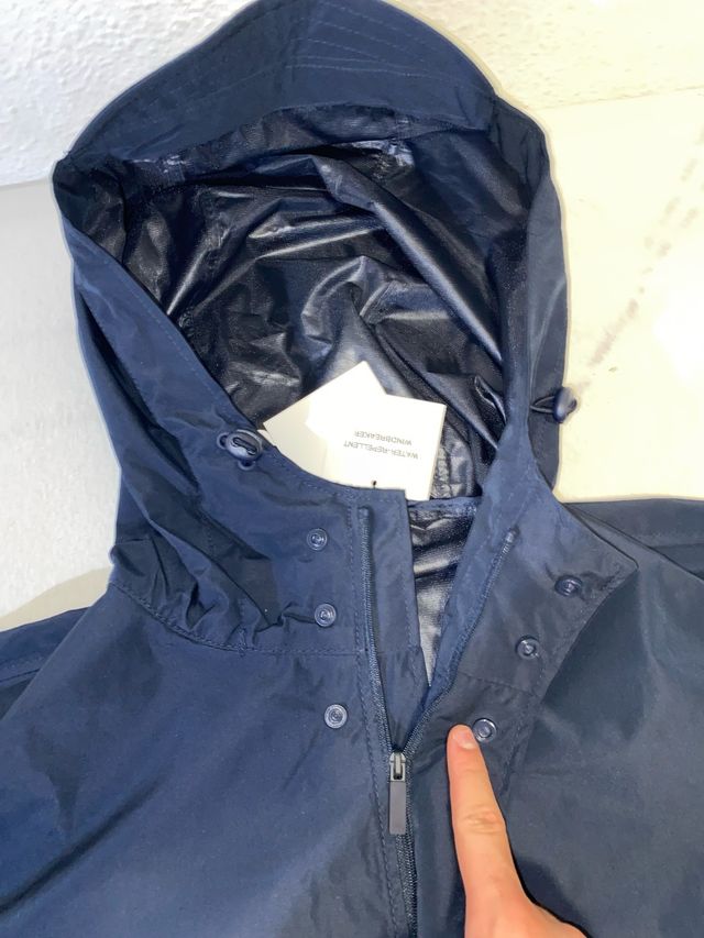 Chubasquero Zara Azul Nuevo