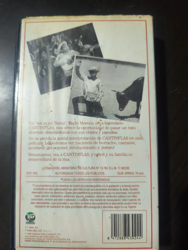 Cantinflas Así es mi Tierra VHS