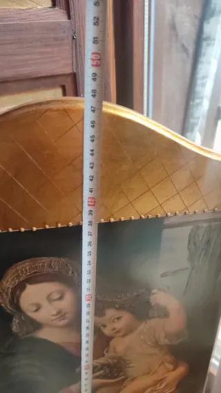 Tríptico Virgen con Niño y Ángeles