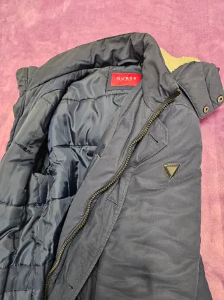 Chaqueta Parka Azul Guess