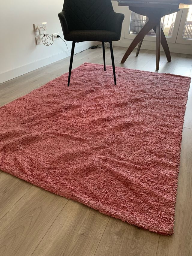 Alfombra H&M HOME Rosa Poco Uso