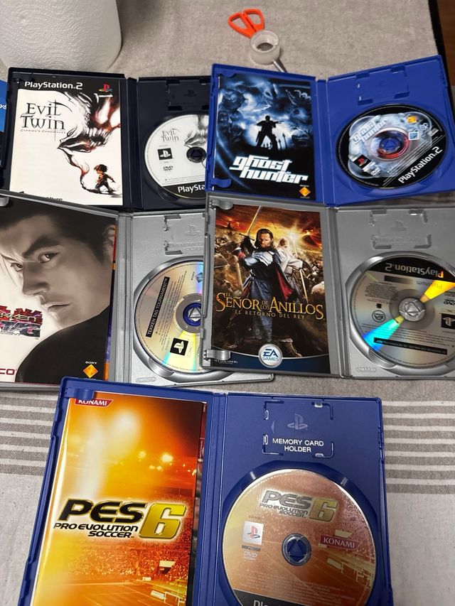 Lote 5 Juegos PlayStation 2: Evil Twin, Ghosthunte