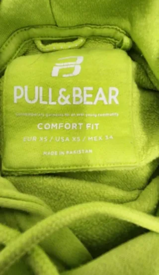 Sudadera Amarilla Pull&Bear