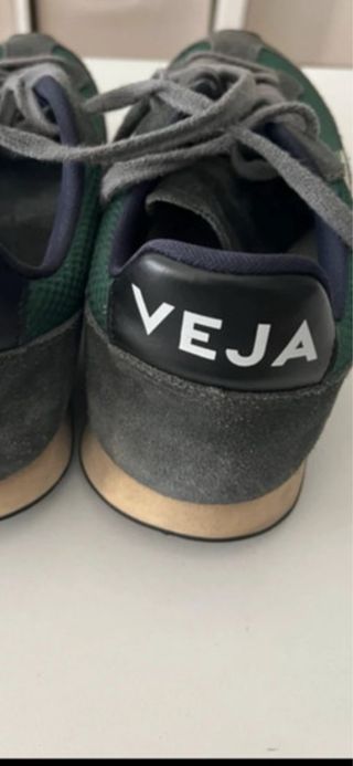 Zapatillas Veja Río Branco Gris/Verde