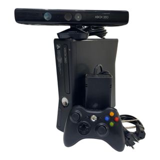 CONSOLA XBOX 360S NEGRO + MANDO + CABLES