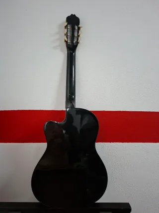 Guitarra Acústica Negra Memphis