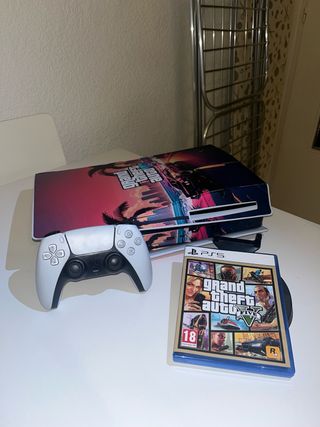 Consola PS5 + Mando + GTA V