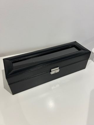 Joyero relojes negro