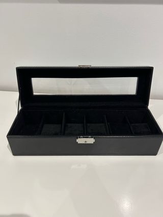 Joyero relojes negro