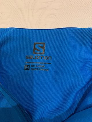Camiseta Salomon Talla M Media Cremallera
