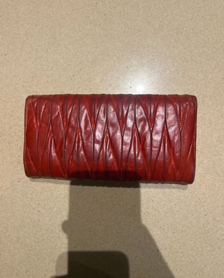 Portafoglio Miu Miu rosso