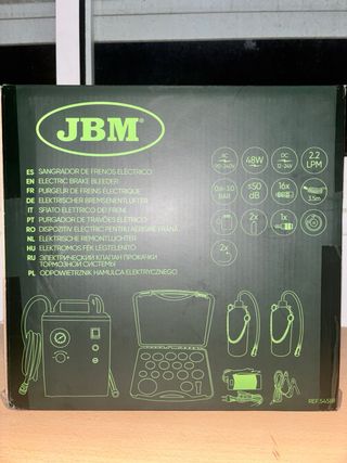 Sangrador de frenos eléctrico JBM