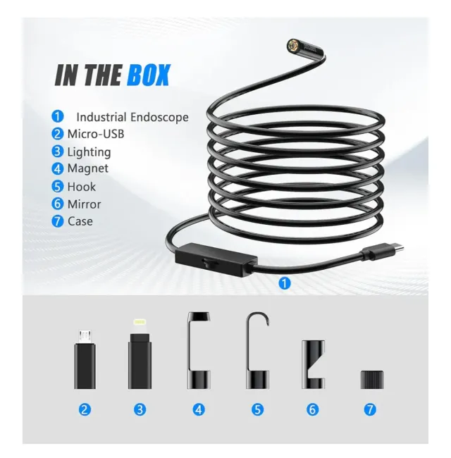 Endoscopio Inspección NUEVO